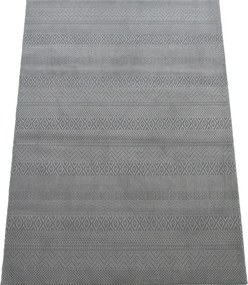 Koberec Zurich 1901 GREY – sivý obdĺžnikový koberec so vzorom Rozmer: 60x100 cm