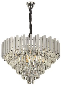 Toolight Toolight, závesné svietidlo 50cm, 7xE14, G051-CP, chrómová, OSW-08945