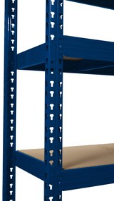 Trestles Nekonečný priemyselný regál 1800x2200x800, 4 police Farba: červená a čierna