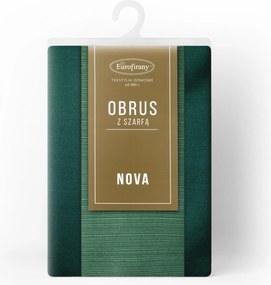 OBRUS GLAMO SADA 140X300 CM, 33X300 CM ZELENÁ