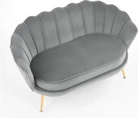 Pohovka Altha XL (sivá + zlatá). Vlastná spoľahlivá doprava až k Vám domov. 1039470