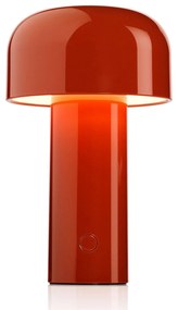 FLOS Bellhop stolová LED lampa, tehlovočervená