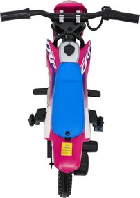 Elektrická motorka HONDA CFR450R ružová