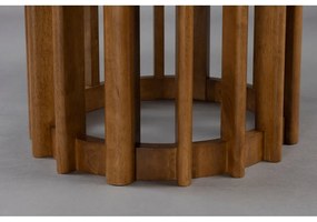 Okrúhly jedálenský stôl s doskou v dekore orechového dreva ø 120 cm Barlet – Dutchbone