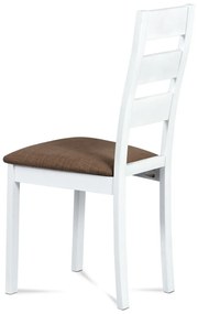 Súprava jedálenských stoličiek BC-2603 WT, biela,2 ks