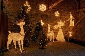 DECOLED Svetelná reťaz LED ELSLN, 20 m, 100 teplých bielych LED diód, priehľadný kábel