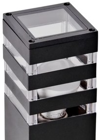 Vonkajšia lampa TEKSAS 1xE27/12W/230V IP44 74 cm antracit