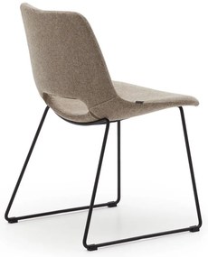 Svetlohnedé jedálenské stoličky v súprave 1 ks Zahara – Kave Home