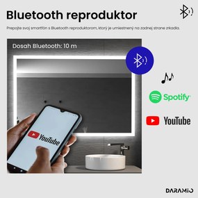 Zrkadlo s LED osvetlením F5