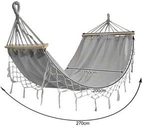XXL záhradná hojdacia sieť 200 x 150 cm