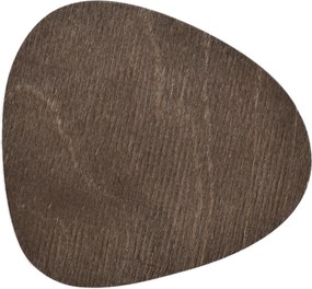 Sada 4 ks dřevěných prostírání WOODY wenge