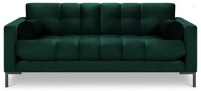 Tmavozelená zamatová pohovka Cosmopolitan Design Bali