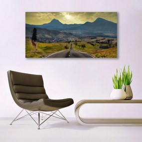 Obraz plexi Cesta hora krajina 120x60 cm
