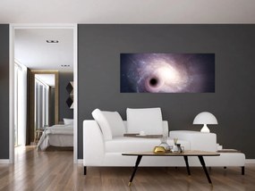 Obraz - Špirálna galaxia (120x50 cm)