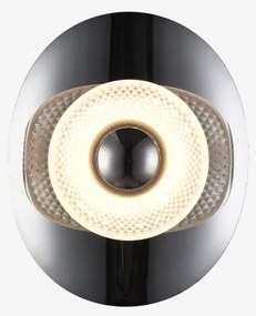 Zuma Line MB2293-1S-3BCT - LED nástenné svietidlo DIOP LED/8W/230V čierna/dymová č.