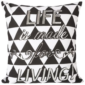 DEKORAČNÁ OBLIEČKA NA VANKÚŠ NELA2 40X40 CM VZOROVANÁ