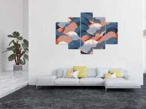 Obraz - Japonské vlny (150x105 cm)
