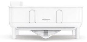 Simplehuman Odkvapkávač na riad Compact, oceľ, plast, FPP, biela