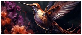 Obraz - Kolibrík (120x50 cm)