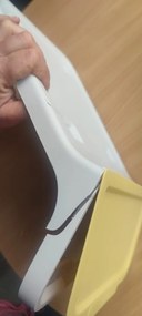 2. akosť - Odpadkové koše / Koše na špinavú bielizeň sada 4x25l, STACKBOX - bielošedá