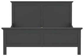 Sivá dvojlôžková posteľ 160x200 cm Paris – Tvilum