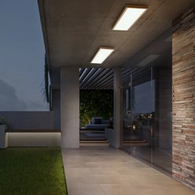 Brilagi-LED Kúpeľňové stropné svietidlo FRAME LED/50W/230V 120x30 cm IP44 béžová