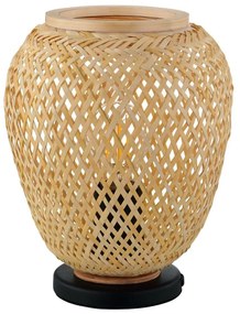 Eglo 55699 - Stolná lampa DEMBLEBY 1xE27/40W/230V béžová