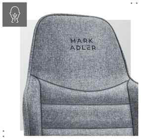 Kancelárska stolička Mark Adler - Boss 4.2 Grey