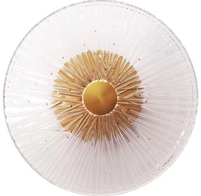 MAXLIGHT W0356 - LED Nástenné svietidlo ALLURE LED/5W/230V pr. 28 cm zlatá/číra