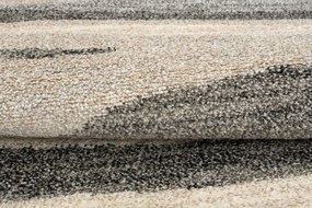 TA Koberec K186A STREDNÉ SIVÉ SARI KOLESO B1X Rozmer: 100x100 cm