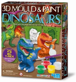 Sadrové odliatky - 3D dinosaury