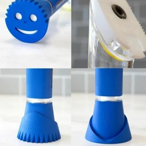 Scrub Daddy Dish Daddy hubka na umývanie riadu, s rukoväťou a dávkovačom saponátu