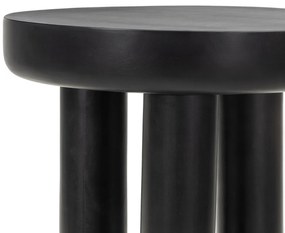 Odkládací stolek Limali 50 cm mangové dřevo černý