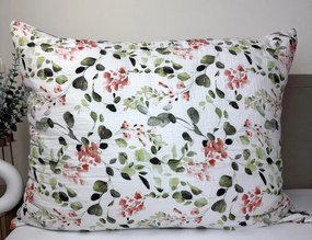 INTERMEDIC SK Mušelínová obliečka na vankúš Kvety 45x65 cm – 100 % bavlna