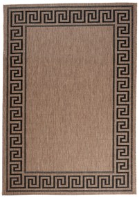 Šnúrkový koberec Lux coffe/čierny Veľkosť: 200x290cm