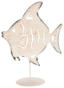 Ryba na podstavci – piesková 17x24 cm
