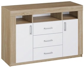 Komoda Livia 138 biely+D.Sonoma