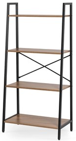 Regál Gia 64 cm ořech/černý