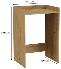 Skrinka nad pračku Perdieron 1 (dub artisan). Akcia -16%. Vlastná spoľahlivá doprava až k Vám domov. 1132939