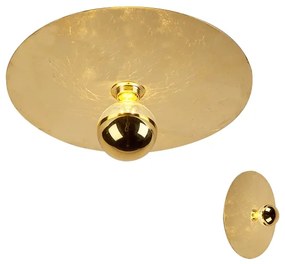 Moderné stropné svietidlo zlaté 40 cm - Disque
