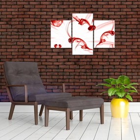 Obraz srdca z dymu (90x60 cm)