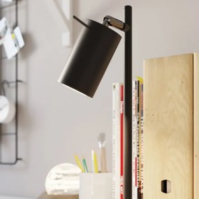 Sollux SL.1091 - Stolná lampa RING 1xGU10/10W/230V čierna