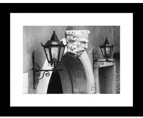 B&W rámovaný obraz 20x25