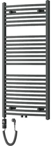 Mexen Ares, elektrické vykurovacie teleso 1200x600 mm + vykurovacia tyč 600 W, antracitová, W102-1200-600-2600-66