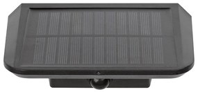 Rabalux 77005 vonkajšie nástenné solárne svietidlo Qesa, čierna