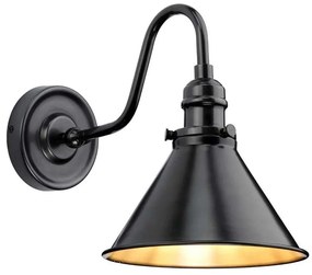 Elstead PV1-OB - Nástenné svietidlo PROVENCE 1xE27/60W/230V čierna