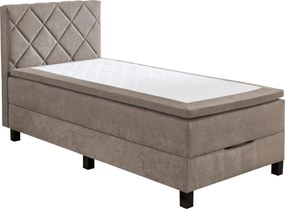XXXLutz BOXSPRINGOVÁ POSTEĽ, 100/200 cm taupe Carryhome - Postele - 002157037003