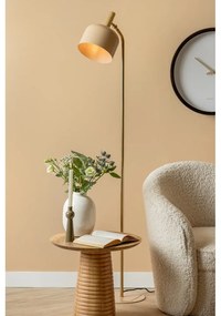 Svetlohnedá stojaca lampa s kovovým tienidlom (výška 164 cm) Smart – Leitmotiv
