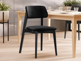 Čalúnená jedálenská stolička KT63/C, Dostupné poťahy: Magic Velvet 2205, Farby: buk