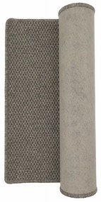 Vopi, Behúň na mieru Nature hnedý, šíre 200 cm, hnedá, chodba / predsieň